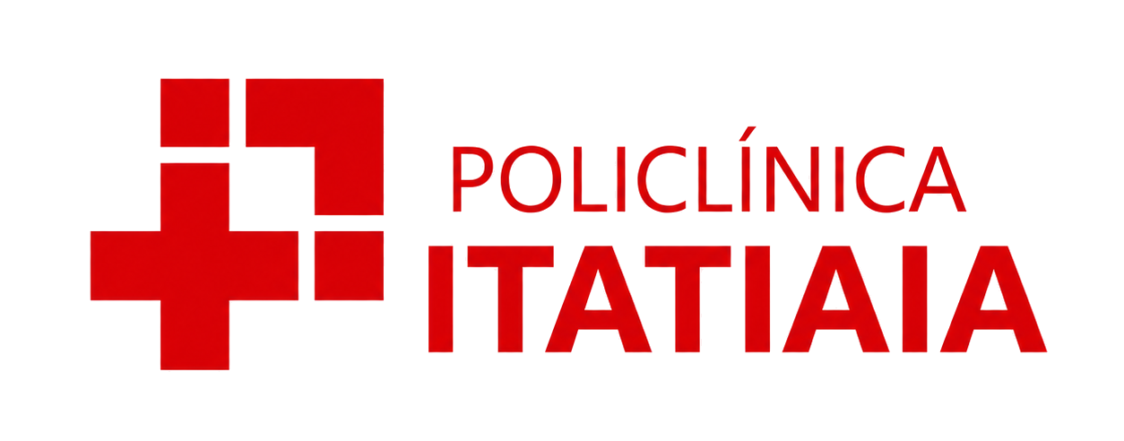 Logotipo oficial da Policlínica Itatiaia - Saúde perto de você